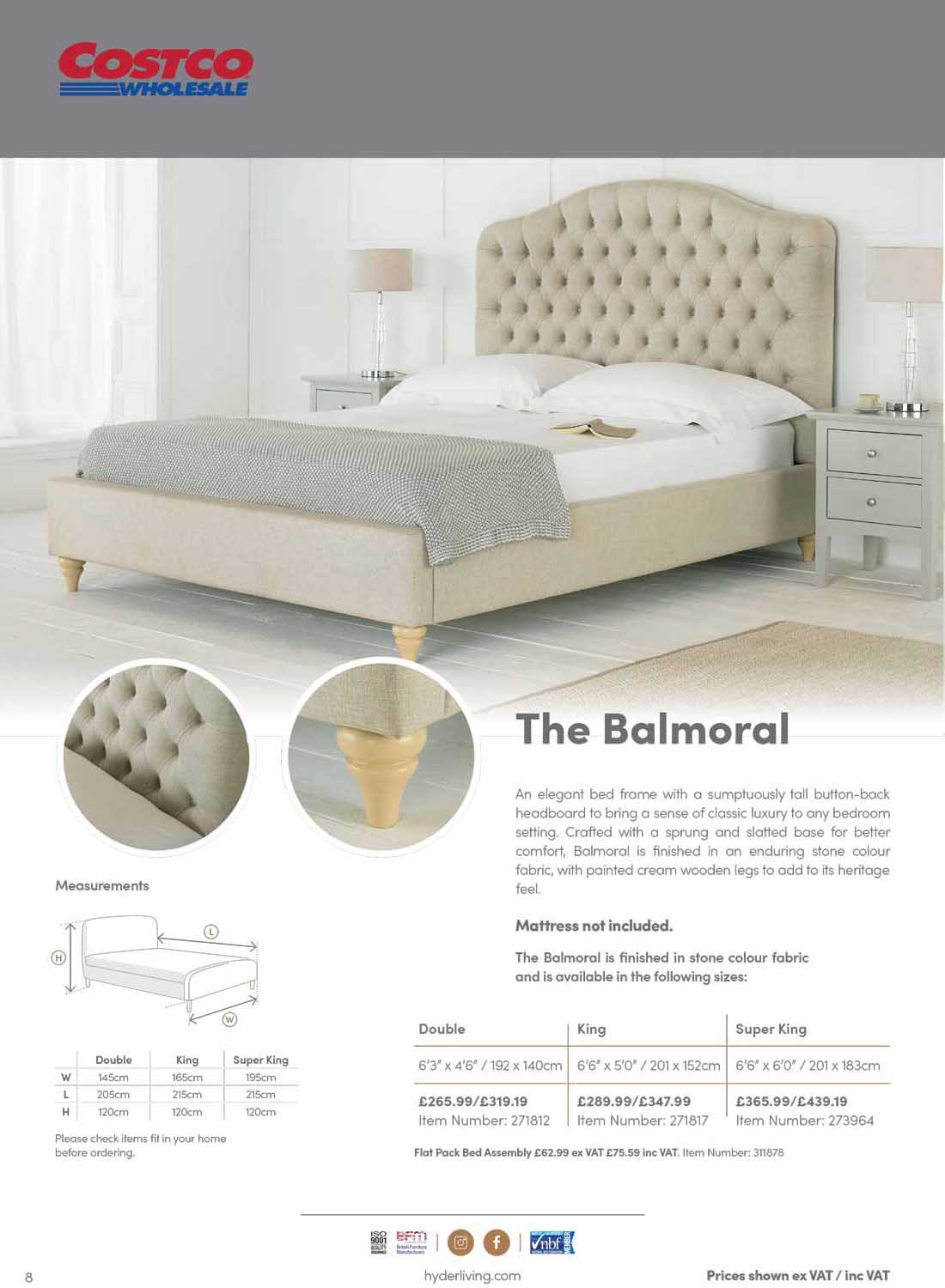 Costco Brochure Hyder Living Creating Beds to Fit Your Lifestyle